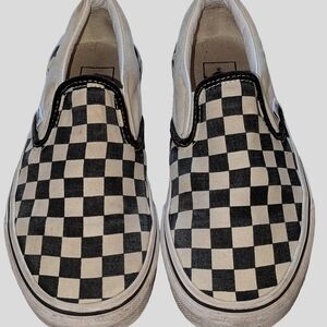 Vans Black and White Checkered Sneakers Women's 6.5 / Men's 5 / Kids 5